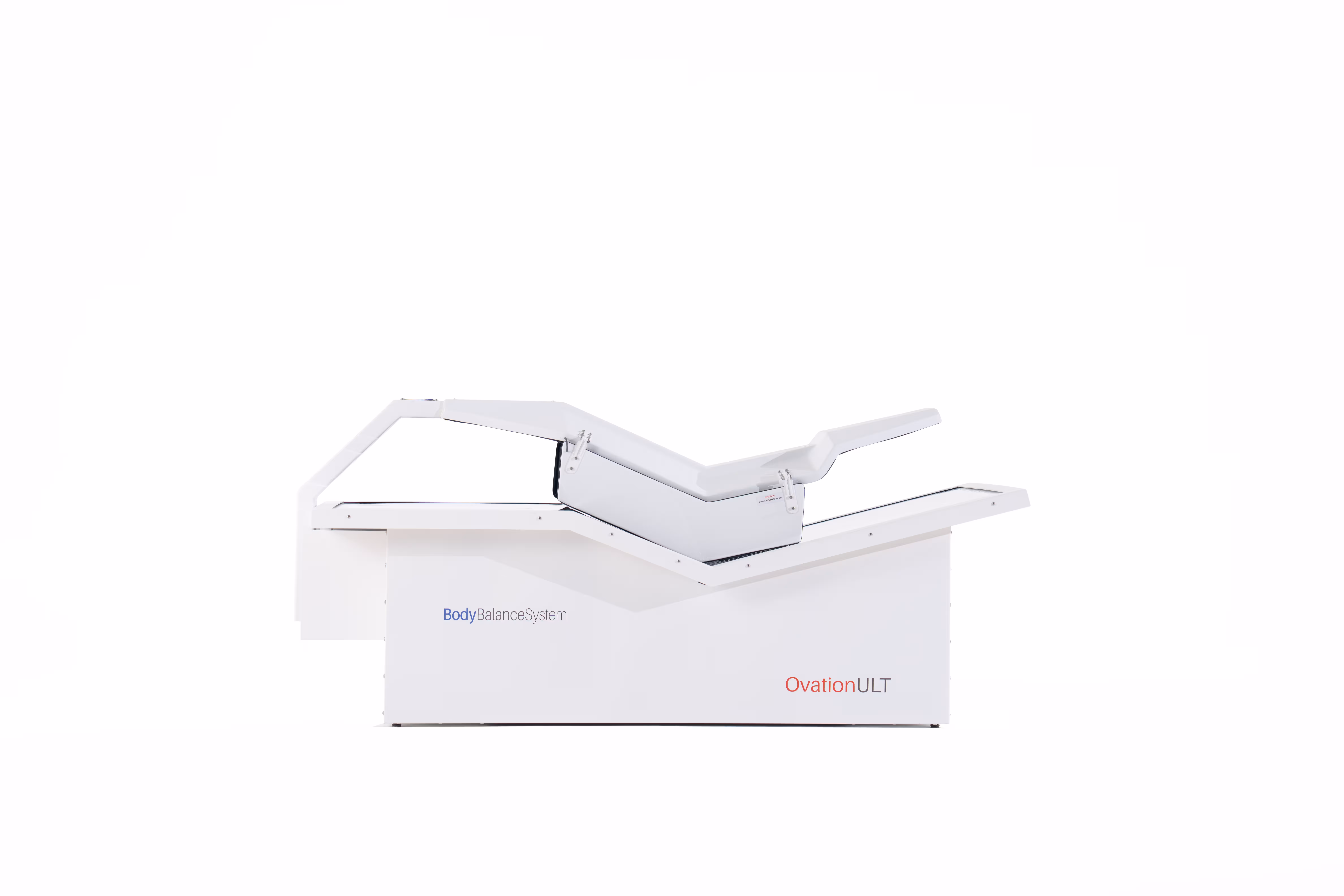 OvationULT red light therapy bed lighting comparison showing LED intensity